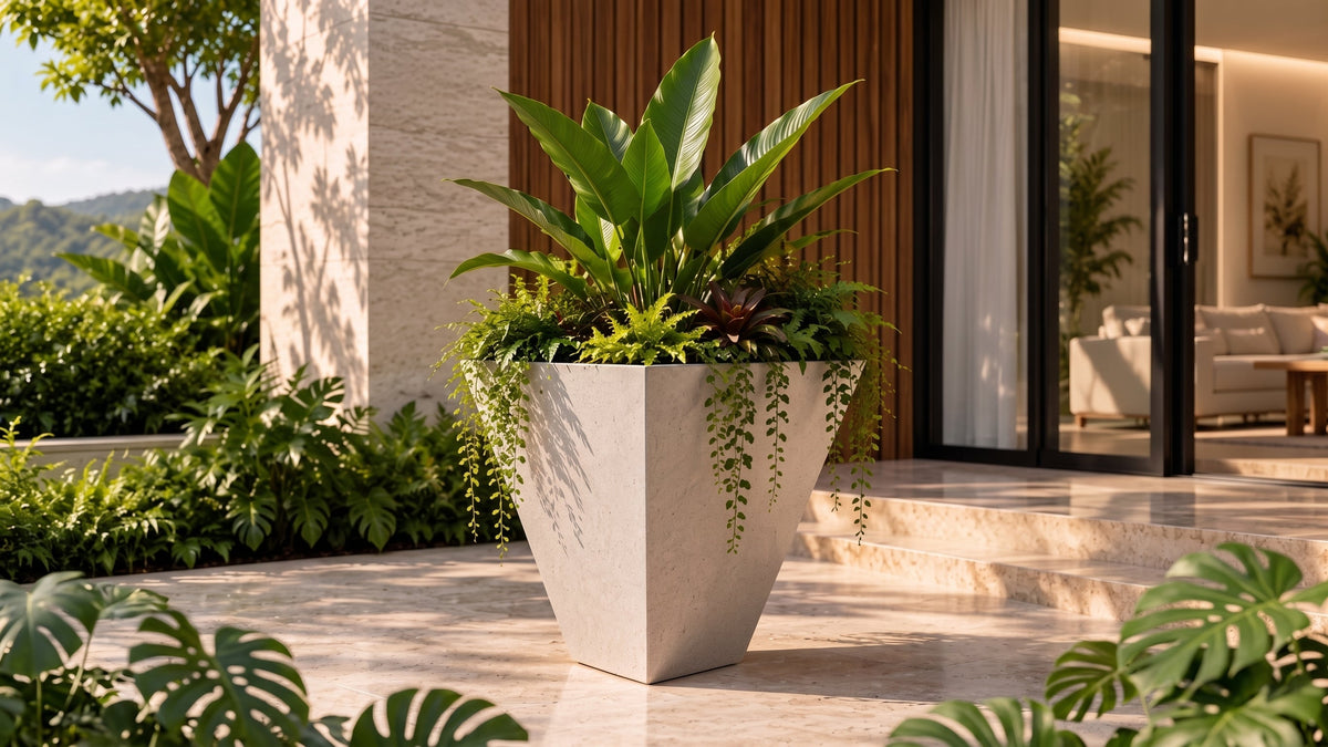 Triangulares en concreto – Las Palmas y Jardines de Manuel