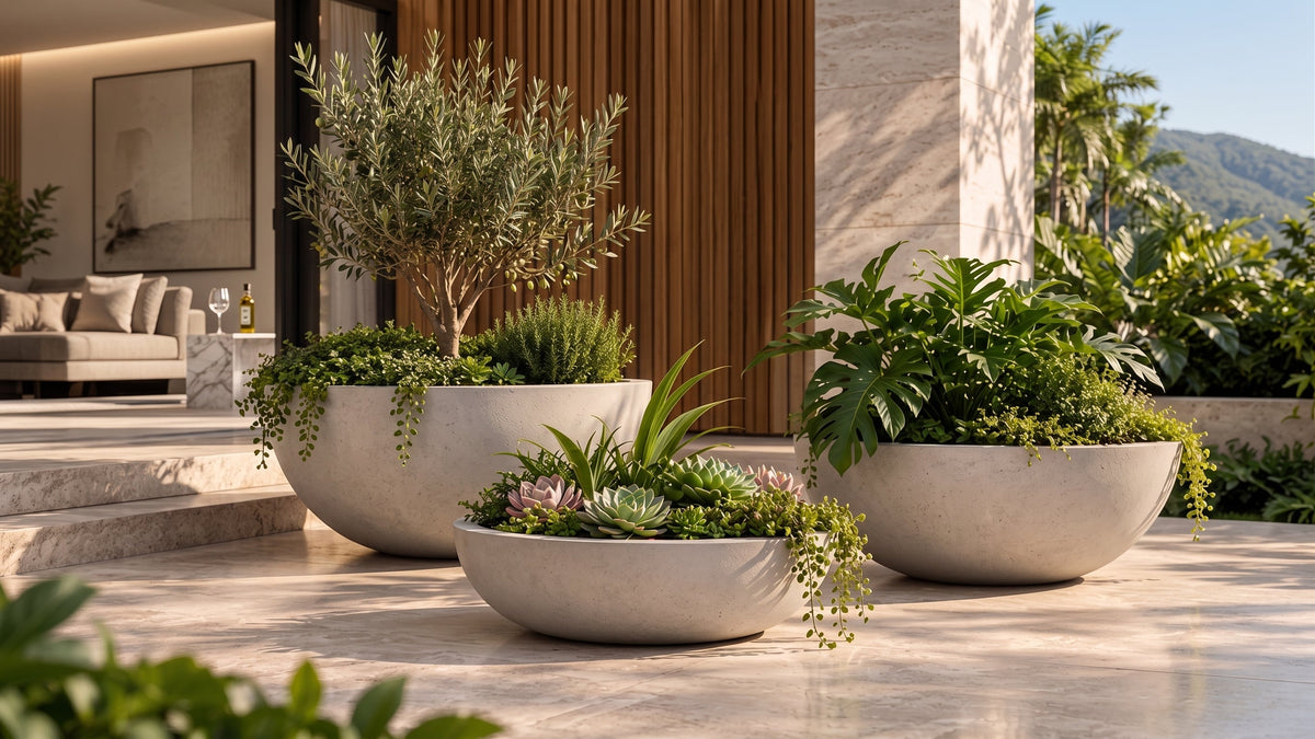 Pailas en concreto – Las Palmas y Jardines de Manuel