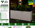 Jardinera en Concreto 130x30x60 cm