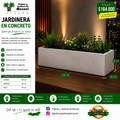 Jardinera en Concreto 130x40x30 cm