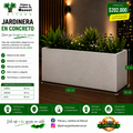 Jardinera en Concreto 130x40x50 cm
