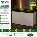 Jardinera en Concreto 130x40x70 cm
