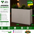 Jardinera en Concreto 130x40x100 cm