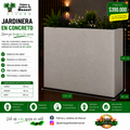 Jardinera en Concreto 130x40x130 cm
