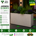 Jardinera en Concreto 130x50x80 cm