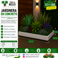 Jardinera en Concreto 120x100x20 cm