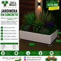 Jardinera en Concreto 120x100x40 cm