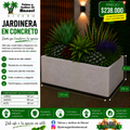 Jardinera en Concreto 120x100x50 cm