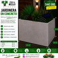 Jardinera en Concreto 120x100x120 cm