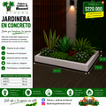 Jardinera en Concreto 120x110x20 cm