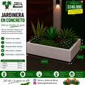 Jardinera en Concreto 120x110x50 cm