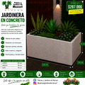 Jardinera en Concreto 120x110x70 cm