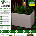 Jardinera en Concreto 120x110x100 cm