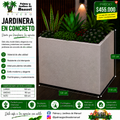 Jardinera en Concreto 120x110x120 cm