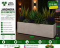 Jardinera en Concreto 130x20x70 cm