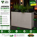 Jardinera en Concreto 130x50x130 cm