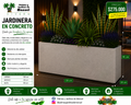 Jardinera en Concreto 130x20x90 cm