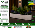 Jardinera en Concreto 130x30x20 cm