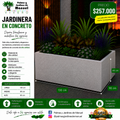 Jardinera en Concreto 130x90x60 cm