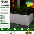 Jardinera en Concreto 130x90x80 cm