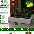 Jardinera en Concreto 130x110x30 cm