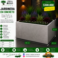Jardinera en Concreto 130x110x70 cm