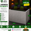 Jardinera en Concreto 130x110x100 cm