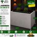 Jardinera en Concreto 130x110x120 cm