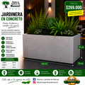 Jardinera en Concreto 130x70x70 cm