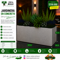 Jardinera en Concreto 130x60x70 cm