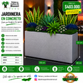 Jardinera en Concreto 130x60x120 cm