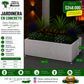 Jardinera en Concreto 130x90x50 cm