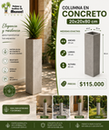 Columna en Concreto 20x20x80 cm