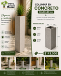 Columna en Concreto 30x30x90 cm