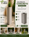 Columna en Concreto 30x30x100 cm