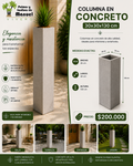 Columna en Concreto 30x30x130 cm