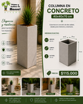 Columna en Concreto 40x40x70 cm