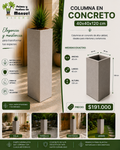 Columna en Concreto 40x40x120 cm