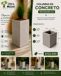 Columna en Concreto 50x50x60 cm