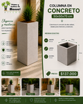 Columna en Concreto 50x50x70 cm