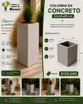 Columna en Concreto 50x50x80 cm