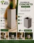 Columna en Concreto 50x50x90 cm