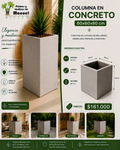 Columna en Concreto 60x60x80 cm