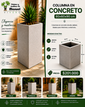 Columna en Concreto 60x60x90 cm