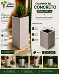 Columna en Concreto 60x60x100 cm