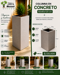 Columna en Concreto 60x60x120 cm