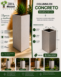 Columna en Concreto 60x60x130 cm