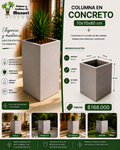 Columna en Concreto 70x70x80 cm