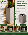 Columna en Concreto 70x70x110 cm