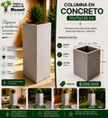 Columna en Concreto 70x70x130 cm